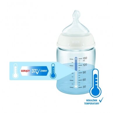 NUK бутылочка First Choice+, 150 ml NO COLIC, 0-6 m 2