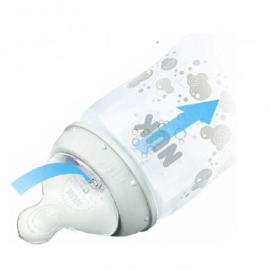 NUK бутылочка First Choice+, 150 ml NO COLIC, 0-6 m 4