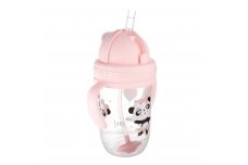 Cup with Weighted Straw Canpol EXOTIC ANIMALS 56/606 Pink