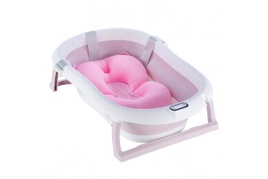 Baby Bath Rack-pillow For Tub BATH&CARE Pink 1