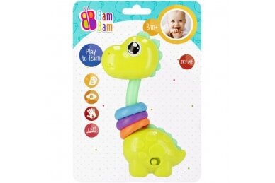 The interactive musical toy BAM BAM DINO Green 4