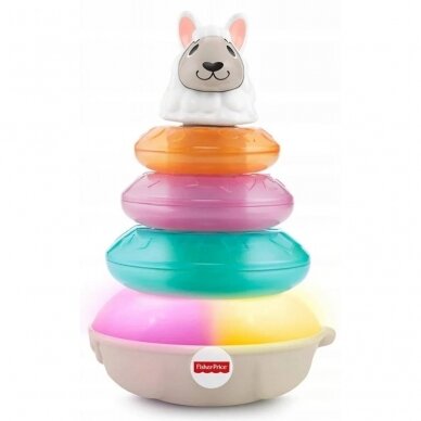 Interaktyvus žaislas-piramidė Fisher-Price LAMA 1