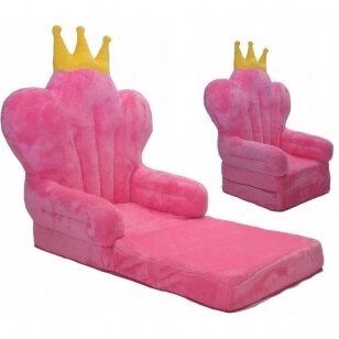 Раскладываемое детское кресло THRONE Pink