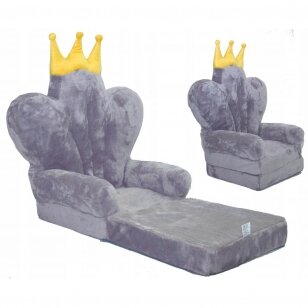 Раскладываемое детское кресло THRONE Grey