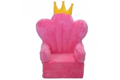 Folding child armchair THRONE Pink 1