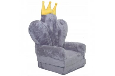 Folding child armchair THRONE Grey 1