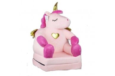 Folding child armchair UNICOM Pink