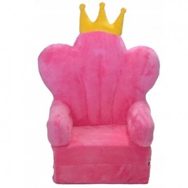 Раскладываемое детское кресло THRONE Pink 1