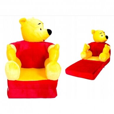 Ištiesiamas vaikiškas fotelis WINNIE the POOH