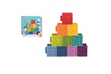 Blocks Sensory Rubber BamBam 10  pcs 1