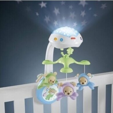 Карусeль музыкальная Fisher Price Butterfly Dreams 3in1