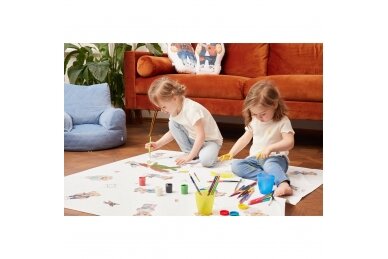 Protective mat CebaBaby LESS MESS MAT 120x120 cm 2