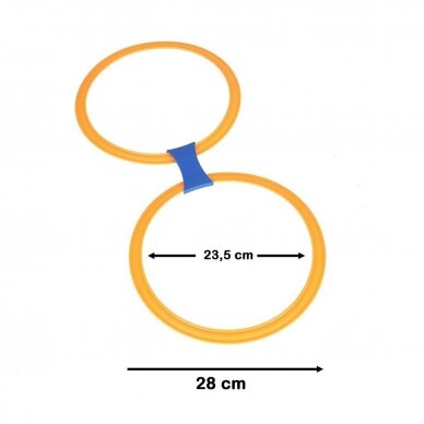 Klasės žaidimo rinkinys HOPSCOTCH WITH RINGS 9