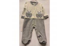 Baby Rompers Grei/Beige 74 cm