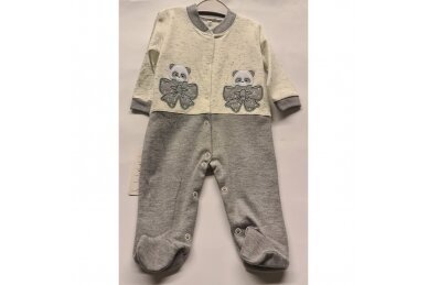 Baby Rompers Grei/Beige 74 cm