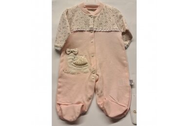 Baby Rompers TURTLE Pink