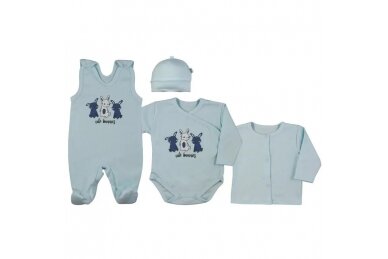 Baby Layette Set  Newborn Baby Clothes Koala RABBIT 4 parts,56