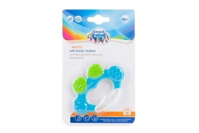 Rattle with Soft Teether Canpol 74/001