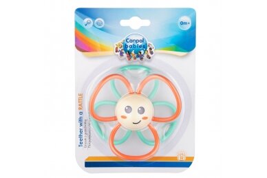 Canpol babies Teether with Rattle SUNFLOWER, 5/203 1