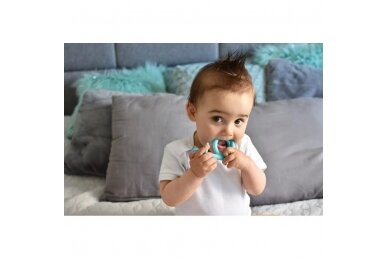 Teether Silicone  A0114 Blue  2