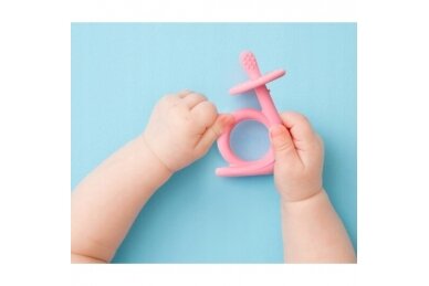 Teether Silicone  A0115 Pink 2