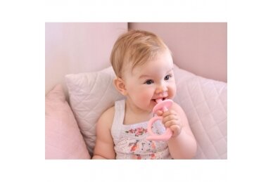 Teether Silicone  A0115 Pink 3