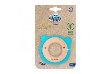 Canpol babies Wooden-Silicone Teether 80/304