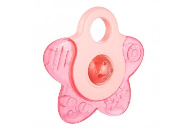 Water Teether with Rattle Canpol 56/161 Pink 1