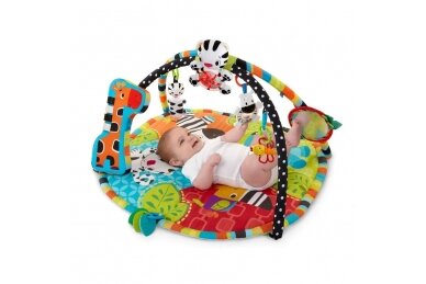 Educational Play Mat Bright Starts Spots&Stripes SAFARI GYM 1