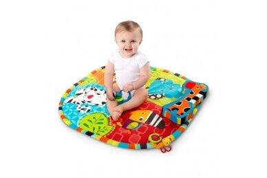 Educational Play Mat Bright Starts Spots&Stripes SAFARI GYM 3