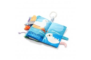 Educational cloth book BabyOno GO TO THE OCEAN 4