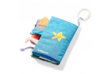 Educational cloth book BabyOno GO TO THE OCEAN 1