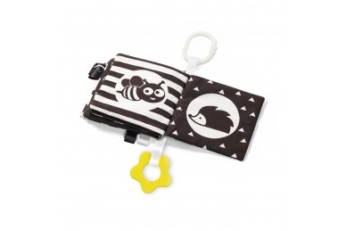 Educational cloth book with teether BabyOno BLACK&WHITE 4