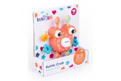 Sensory toy Dumel RATTLE CRAB 2