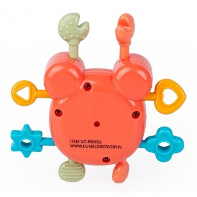 Сенсорная игрушка Dumel RATTLE CRAB 1