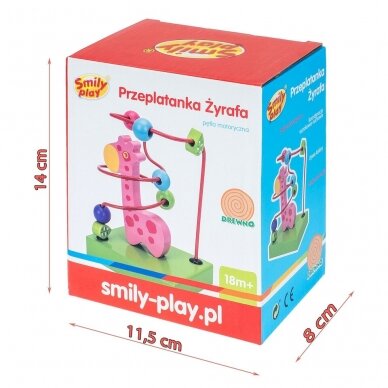 Lavinantis žaislas SmilyPlay GIRAFFE 1