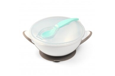 Suction bowl with spoon BabyOno 1063/02