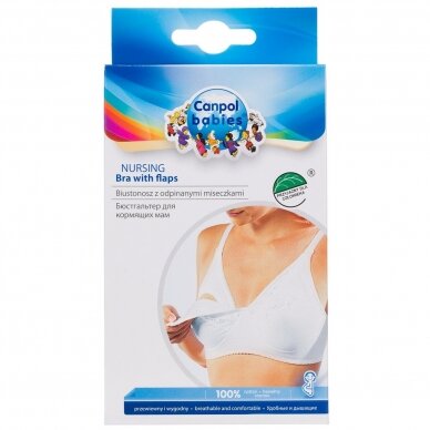 Nursing Bra with Flaps Canpol 26/757, dydis 85B