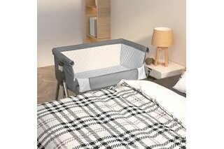 Electrical bedside crib KikkaBoo SWAY ME Beige 9