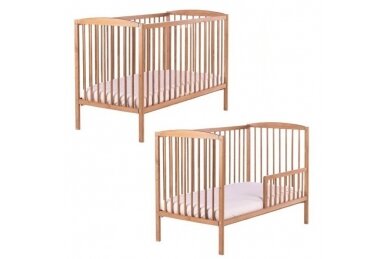 Baby cot Drewex  BIANCO DELUX Golden Oak