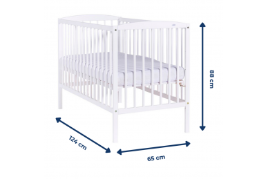 Baby cot Drewex  BIANCO DELUX Golden Oak 6