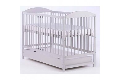 Baby cot Drewex PETIT FOX  DELUX with driwer and removable side 1