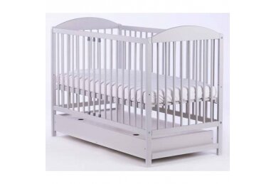 Baby cot Drewex PETIT FOX  DELUX with driwer and removable side 2