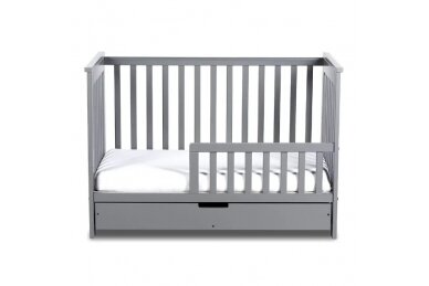 Baby cot Klupś IWO with driwer and removable side Beige 3