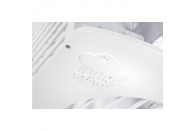 Baby cot Klupś NEL CLOUD White 2