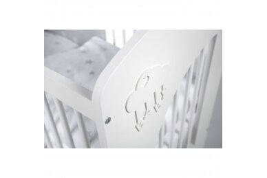 Baby cot Klupś NEL CLOUD White 3