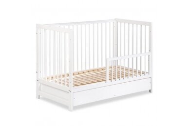 Baby cot Klupś TIMI with driwer and removable side 2
