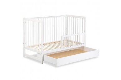 Baby cot Klupś TIMI with driwer and removable side 3