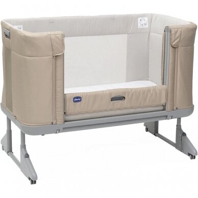 Кроватка Chicco NEXT2ME FOREVER Honey Beige 1