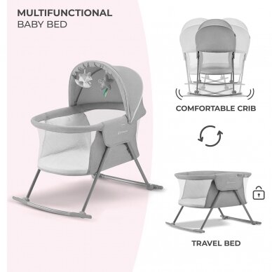 Кроватка-колыбель KinderKraft LOVI 3in1 1